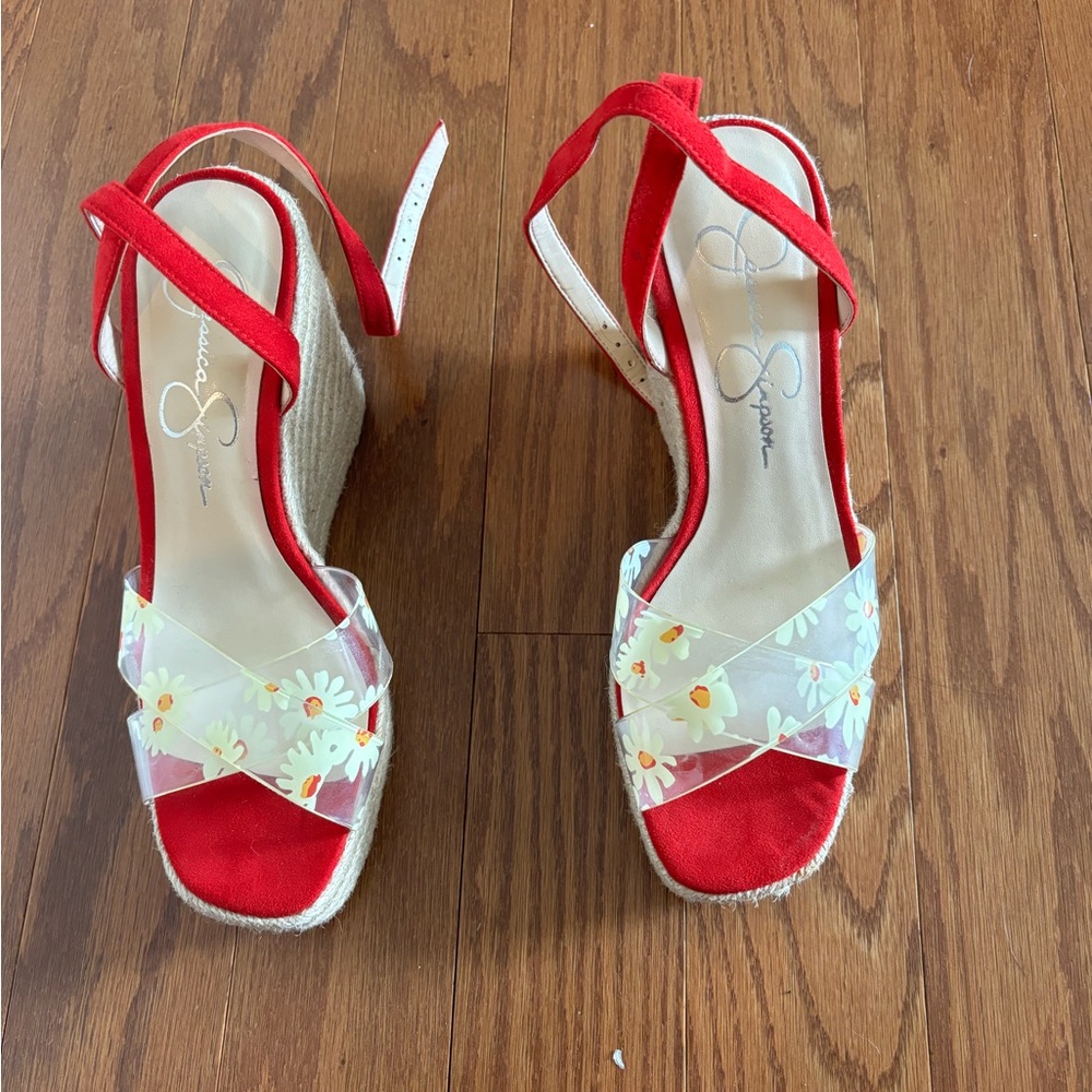 Jessica Simpson espadrille shoes. Size 7.5.